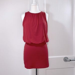 Susana Monaco blousant top mini dress